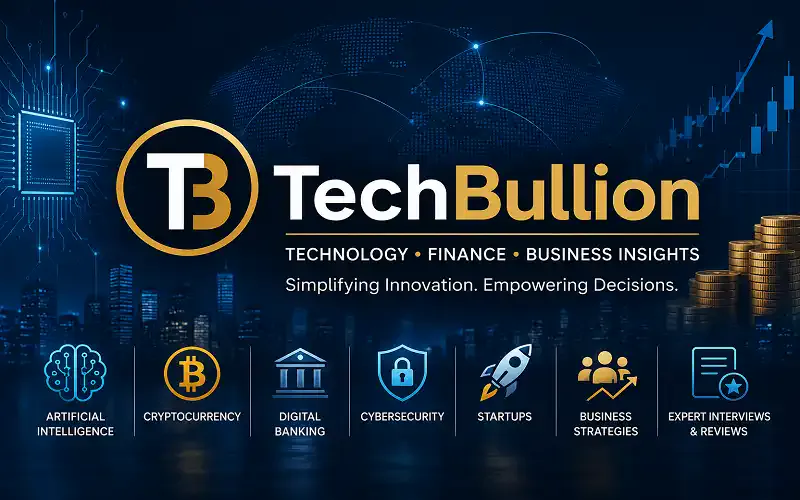 TechBullion technology, finance, and business insights platform illustration